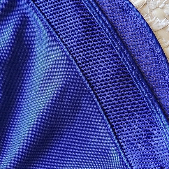 Nike Running Dry Fit Blue Gold Logo Shorts S - Picture 3 of 12